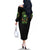 Your Demons Hide Under Your Bed Skull Halloween Family Matching Off Shoulder Long Sleeve Dress and Hawaiian Shirt - Wonder Print Shop