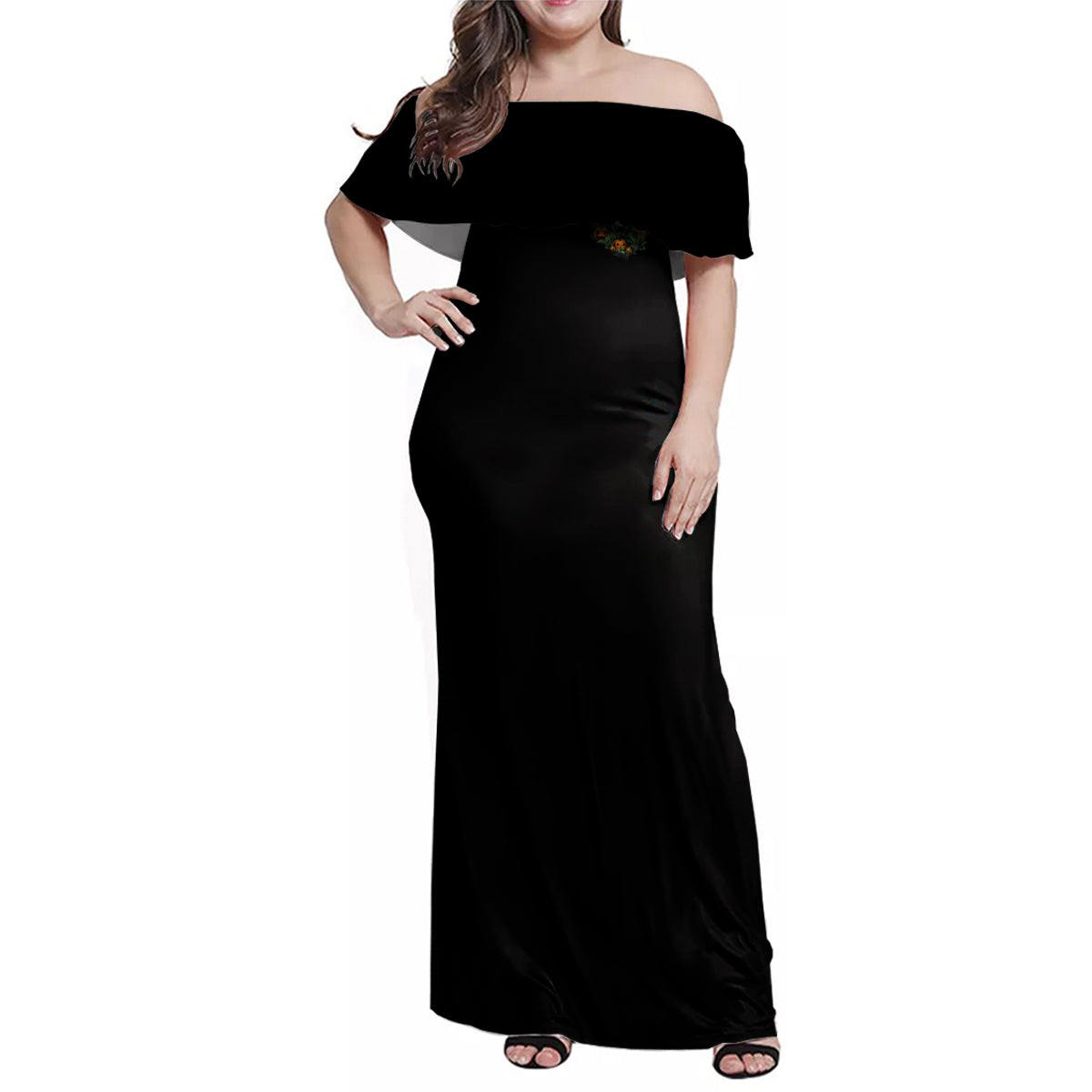 Your Demons Hide Under Your Bed Skull Halloween Family Matching Off Shoulder Maxi Dress and Hawaiian Shirt - Wonder Print Shop