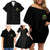 Your Demons Hide Under Your Bed Skull Halloween Family Matching Off Shoulder Short Dress and Hawaiian Shirt - Wonder Print Shop