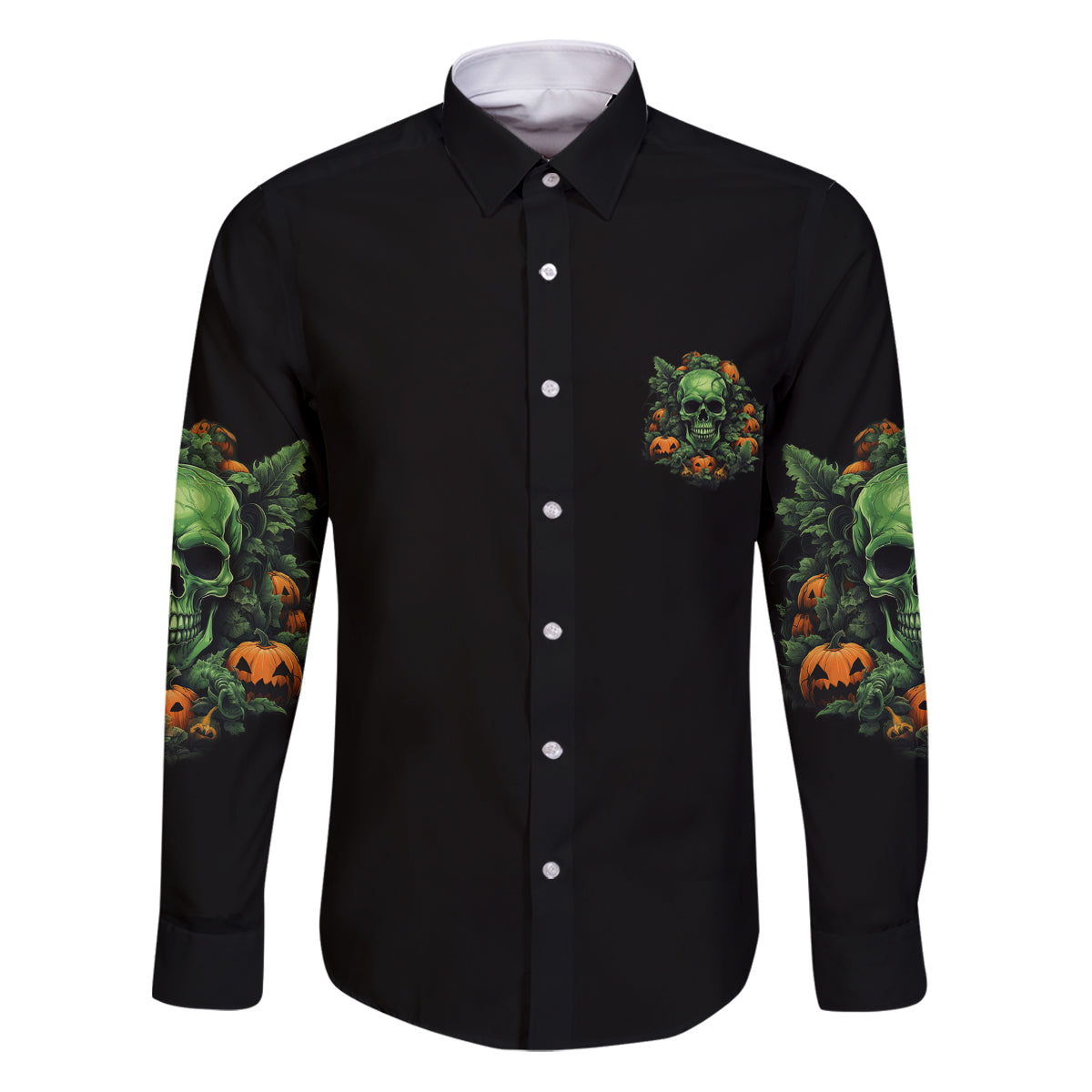 Your Demons Hide Under Your Bed Skull Halloween Family Matching Puletasi Dress and Hawaiian Shirt - Wonder Print Shop