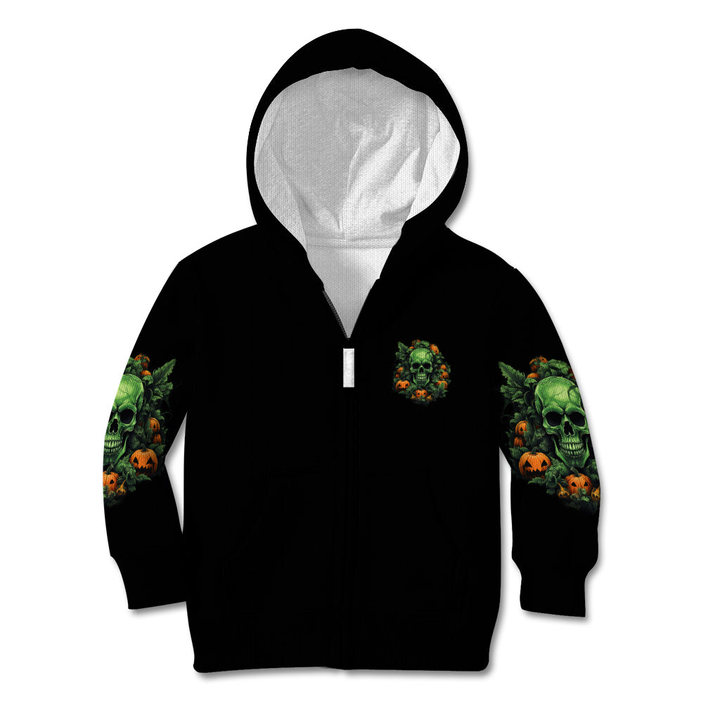 Your Demons Hide Under Your Bed Skull Halloween Kid Hoodie - Wonder Print Shop