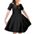 Your Demons Hide Under Your Bed Skull Halloween Kid Short Sleeve Dress - Wonder Print Shop