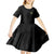 Your Demons Hide Under Your Bed Skull Halloween Kid Short Sleeve Dress - Wonder Print Shop
