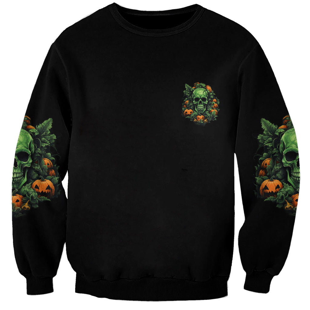 Your Demons Hide Under Your Bed Skull Halloween Sweatshirt - Wonder Print Shop