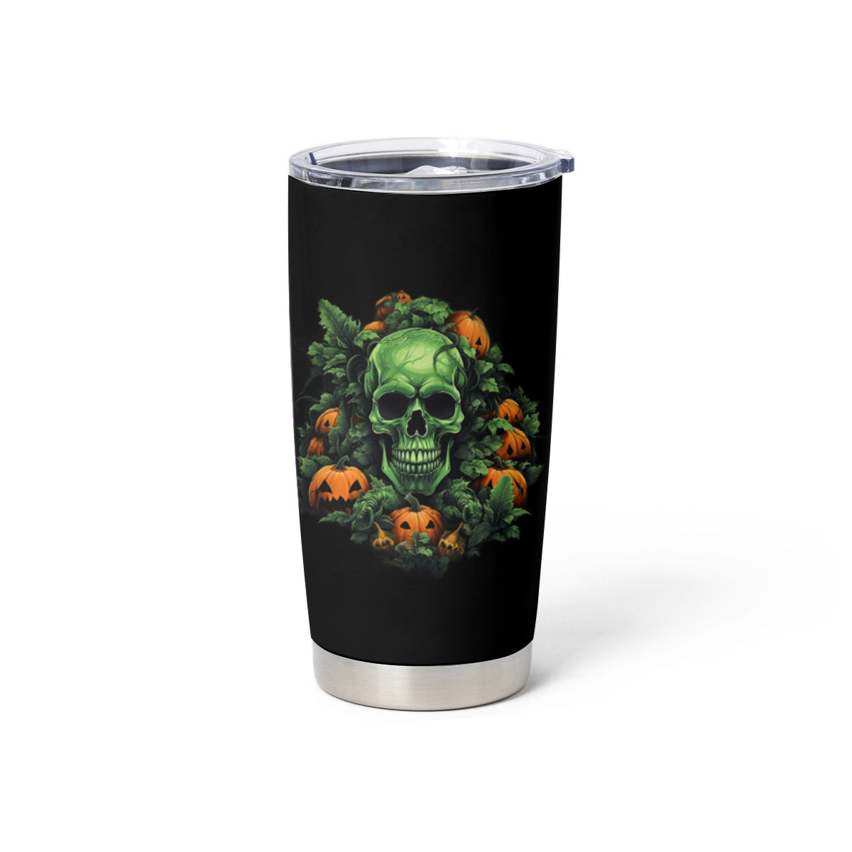 Your Demons Hide Under Your Bed Skull Halloween Tumbler Cup - Wonder Print Shop