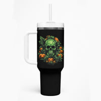 Your Demons Hide Under Your Bed Skull Halloween Tumbler With Handle - Wonder Print Shop