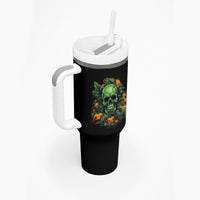 Your Demons Hide Under Your Bed Skull Halloween Tumbler With Handle - Wonder Print Shop