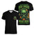Your Demons Hide Under Your Bed Skull Halloween Women V Neck T Shirt - Wonder Print Shop