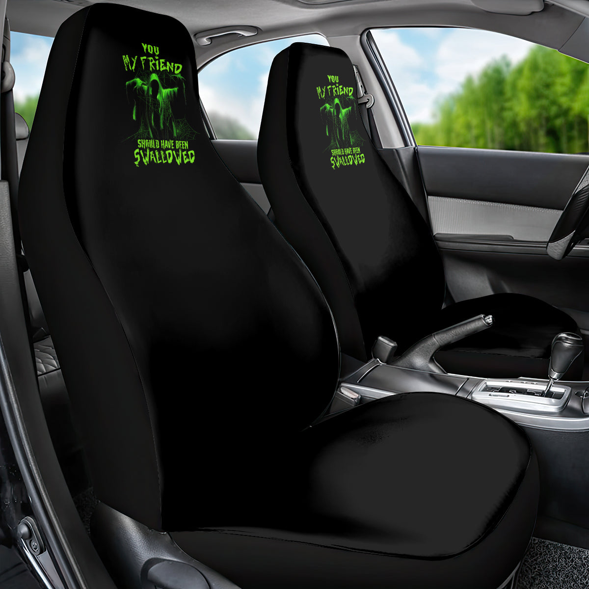 You My Friend Should Have Been Swallowed Halloween Car Seat Cover - Wonder Print Shop