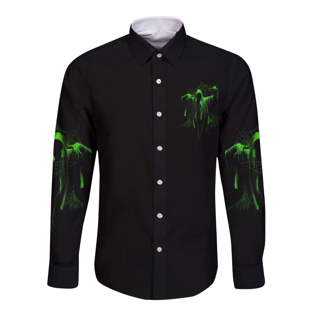 You My Friend Should Have Been Swallowed Halloween Long Sleeve Button Shirt - Wonder Print Shop