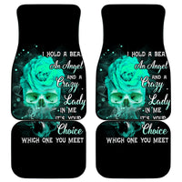I Hold A Beast An Angel Crazy Lady In Me Car Mats - Wonder Print Shop