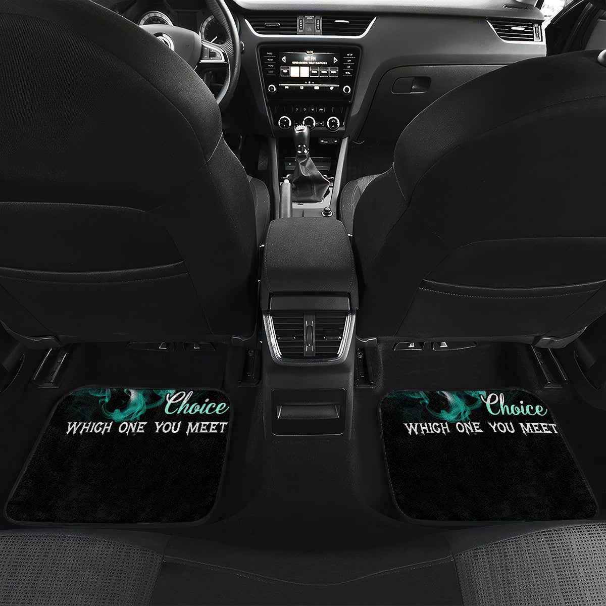 I Hold A Beast An Angel Crazy Lady In Me Car Mats - Wonder Print Shop