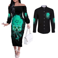 i-hold-a-beast-an-angel-crazy-lady-in-me-couples-matching-off-the-shoulder-long-sleeve-dress-and-long-sleeve-button-shirt