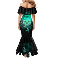 I Hold A Beast An Angel Crazy Lady In Me Family Matching Mermaid Dress and Hawaiian Shirt - Wonder Print Shop