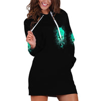 I Hold A Beast An Angel Crazy Lady In Me Hoodie Dress - Wonder Print Shop