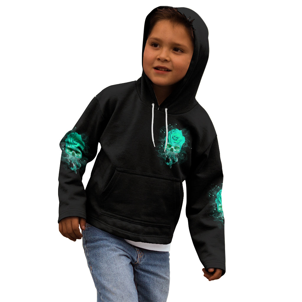 I Hold A Beast An Angel Crazy Lady In Me Kid Hoodie - Wonder Print Shop