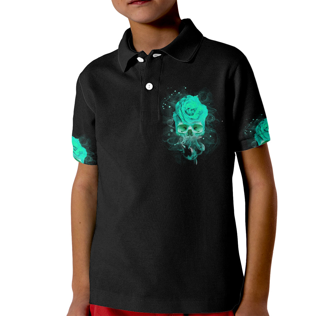 I Hold A Beast An Angel Crazy Lady In Me Kid Polo Shirt - Wonder Print Shop