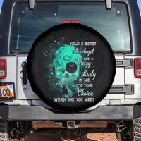 I Hold A Beast An Angel Crazy Lady In Me Spare Tire Cover - Wonder Print Shop