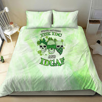 Stuck Between Idk Idc And Idgaf Rose Skull Patrick's Day Bedding Set - Wonder Print Shop