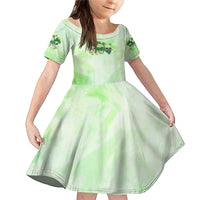 Stuck Between Idk Idc And Idgaf Rose Skull Patrick's Day Family Matching Mermaid Dress and Hawaiian Shirt - Wonder Print Shop