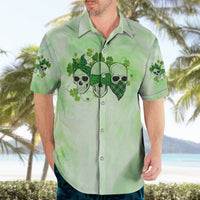 Stuck Between Idk Idc And Idgaf Rose Skull Patrick's Day Hawaiian Shirt - Wonder Print Shop