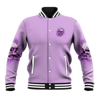 Yes I'm A B But Not Yours Purple Baseball Jacket - Wonder Print Shop