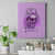 Yes I'm A B But Not Yours Purple Canvas Wall Art - Wonder Print Shop