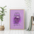 Yes I'm A B But Not Yours Purple Canvas Wall Art - Wonder Print Shop