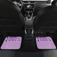 Yes I'm A B But Not Yours Purple Car Mats - Wonder Print Shop