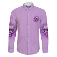 Yes I'm A B But Not Yours Purple Family Matching Off Shoulder Maxi Dress and Hawaiian Shirt - Wonder Print Shop