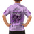Yes I'm A B But Not Yours Purple Family Matching Summer Maxi Dress and Hawaiian Shirt - Wonder Print Shop