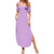 Yes I'm A B But Not Yours Purple Family Matching Summer Maxi Dress and Hawaiian Shirt - Wonder Print Shop