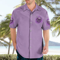 Yes I'm A B But Not Yours Purple Hawaiian Shirt - Wonder Print Shop