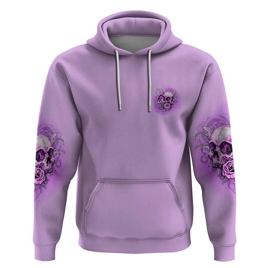 Yes I'm A B But Not Yours Purple Hoodie - Wonder Print Shop