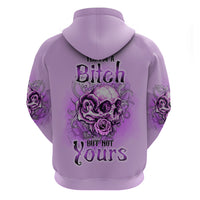 Yes I'm A B But Not Yours Purple Hoodie - Wonder Print Shop