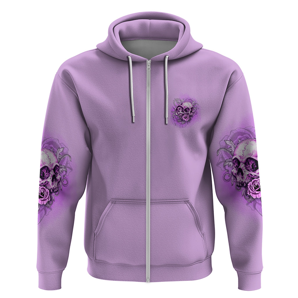 Yes I'm A B But Not Yours Purple Hoodie - Wonder Print Shop