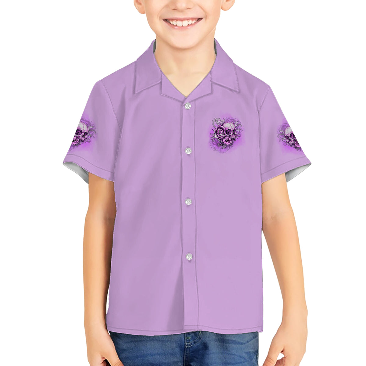 Yes I'm A B But Not Yours Purple Kid Hawaiian Shirt - Wonder Print Shop