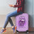 Yes I'm A B But Not Yours Purple Luggage Cover - Wonder Print Shop