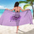 Yes I'm A B But Not Yours Purple Sarong - Wonder Print Shop
