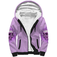 Yes I'm A B But Not Yours Purple Sherpa Hoodie - Wonder Print Shop