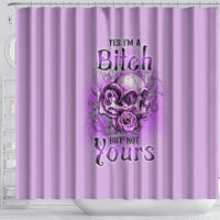 yes-im-a-b-but-not-yours-purple-shower-curtain