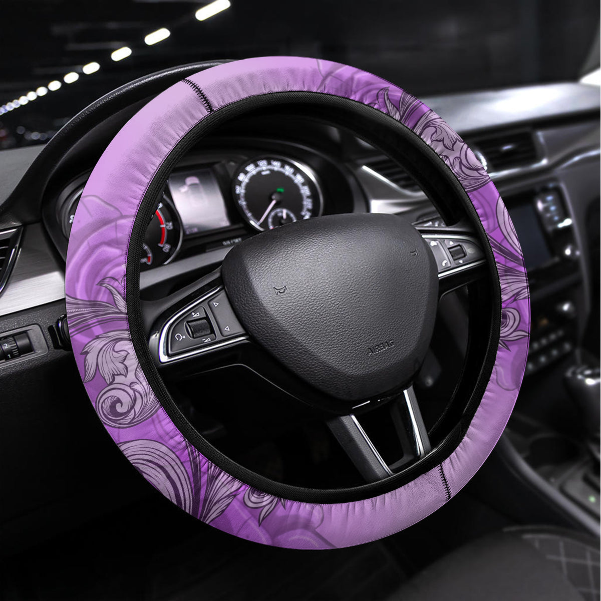 Yes I'm A B But Not Yours Purple Steering Wheel Cover - Wonder Print Shop
