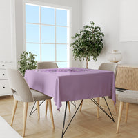 Yes I'm A B But Not Yours Purple Tablecloth - Wonder Print Shop