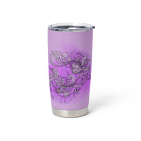Yes I'm A B But Not Yours Purple Tumbler Cup - Wonder Print Shop