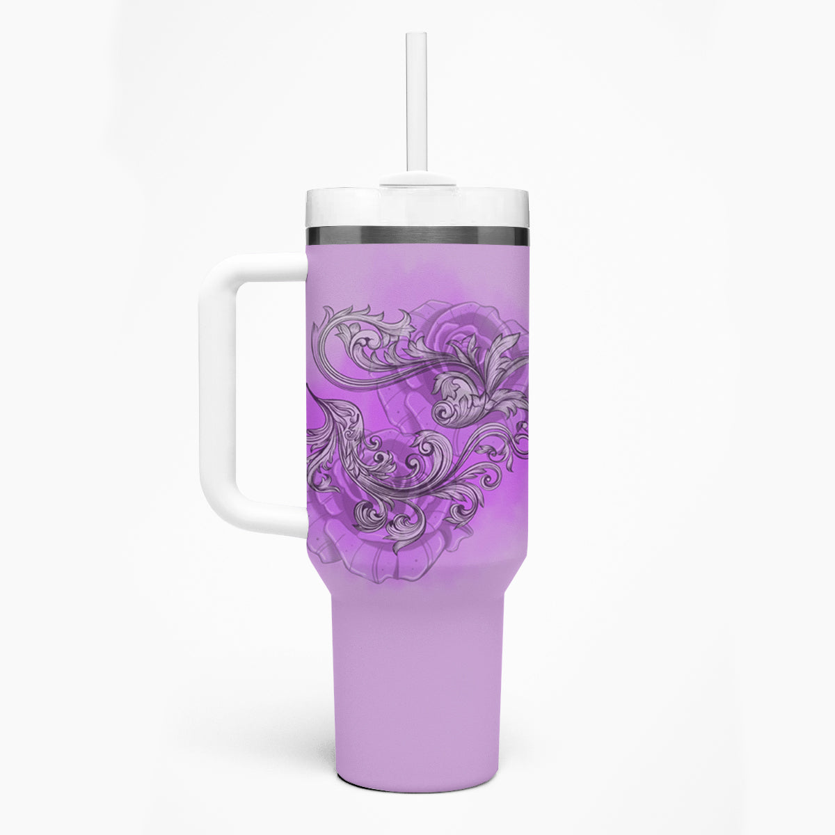 Yes I'm A B But Not Yours Purple Tumbler With Handle - Wonder Print Shop
