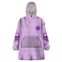 Yes I'm A B But Not Yours Purple Wearable Blanket Hoodie - Wonder Print Shop