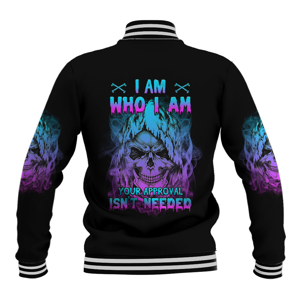 I Am Who I Am Your Approval Isn't Needed Baseball Jacket - Wonder Print Shop