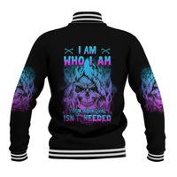 I Am Who I Am Your Approval Isn't Needed Baseball Jacket - Wonder Print Shop