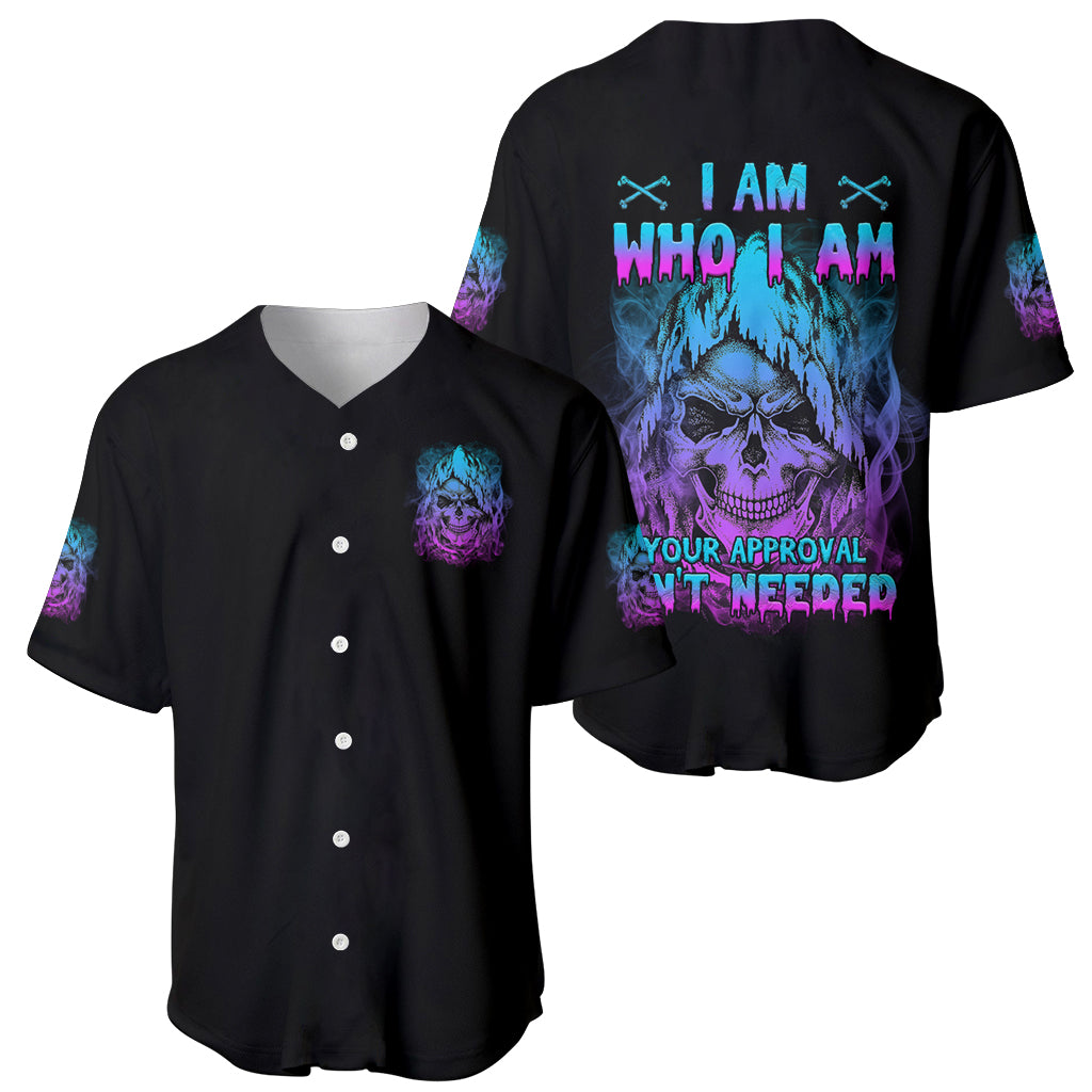 I Am Who I Am Your Approval Isn't Needed Baseball Jersey - Wonder Print Shop