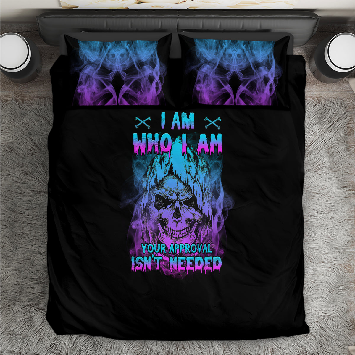 I Am Who I Am Your Approval Isn't Needed Bedding Set - Wonder Print Shop